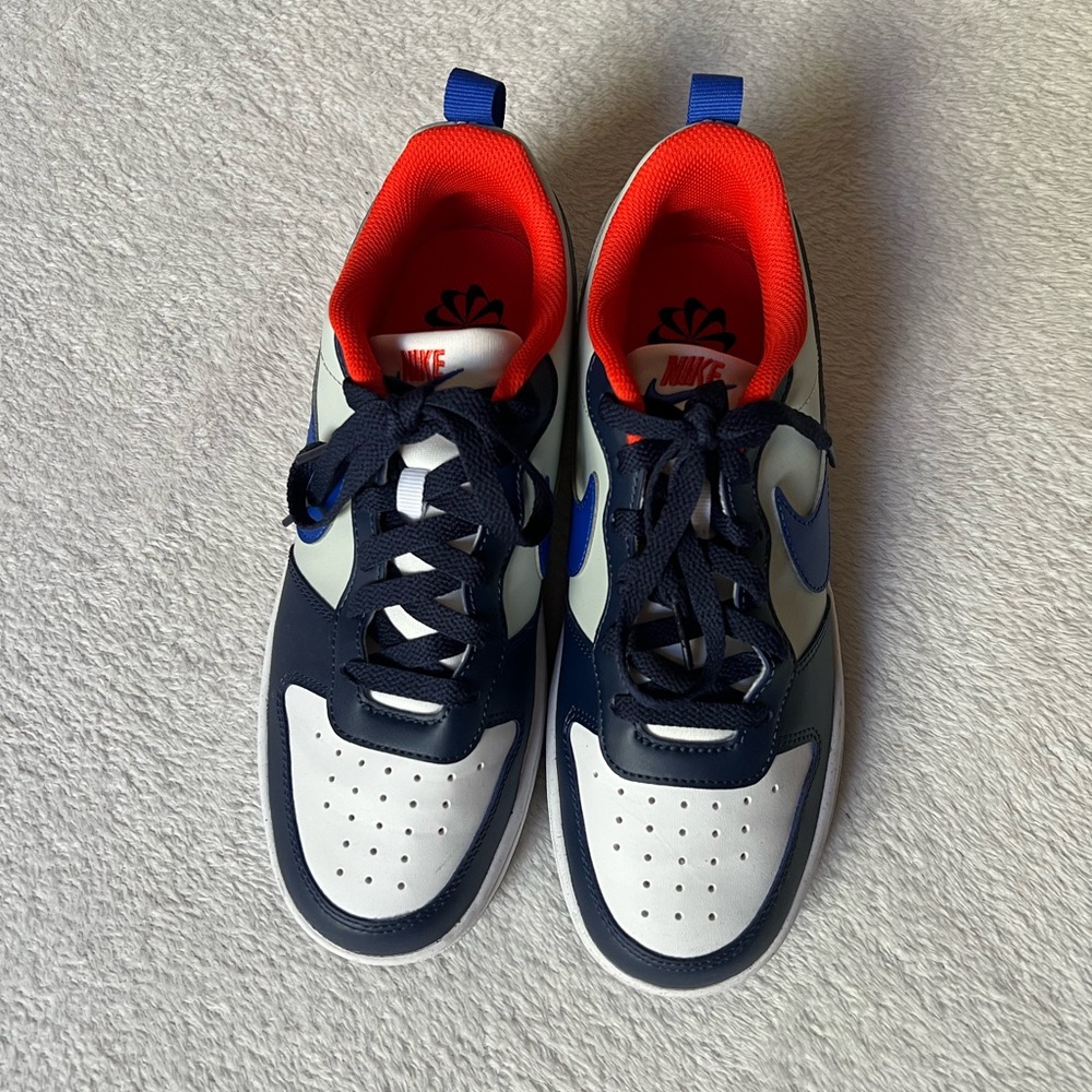 Nike Court Borough Low Recraft GS ‘Midnight Navy Team/Orange colorway’